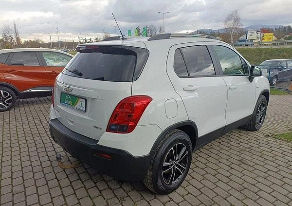 Chevrolet Trax cena 39900 przebieg: 100963, rok produkcji 2013 z Pruszcz Gdański małe 379
